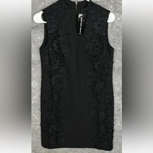 Spenser Jeremy Sleeveless Black Floral Lace Shift Dress Women’s Plus Size 14W